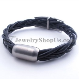Elegantes Titan-Lederarmband