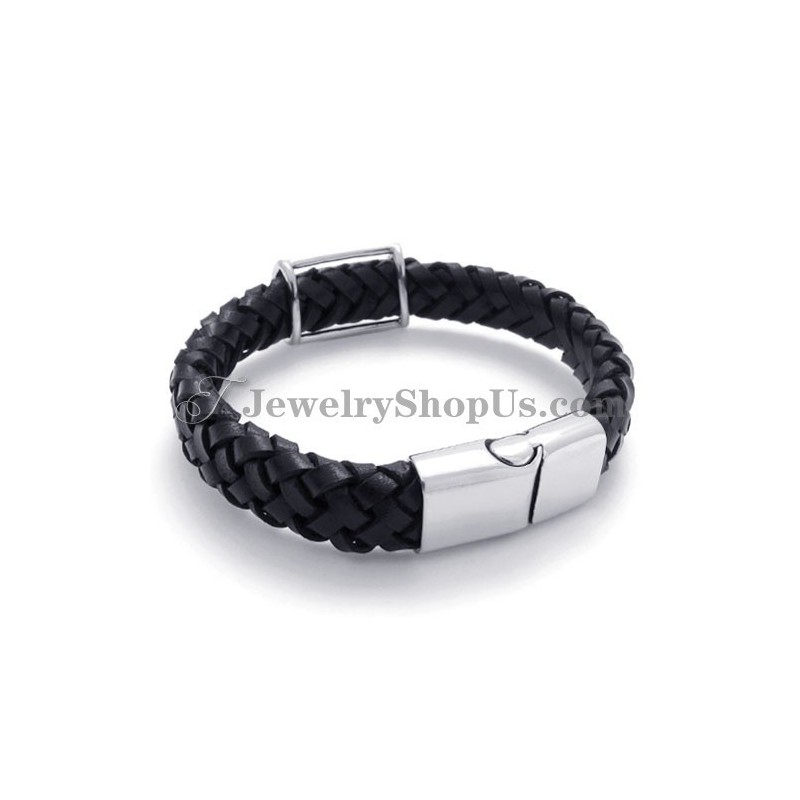 Modisches Titan-Lederarmband Modisches Titan-Lederarmband