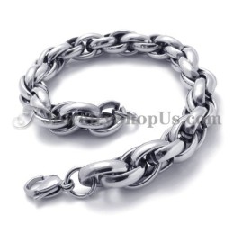 Modisches Silbernes Titanarmband