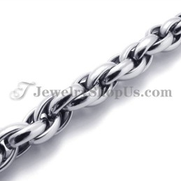 Modisches Silbernes Titanarmband
