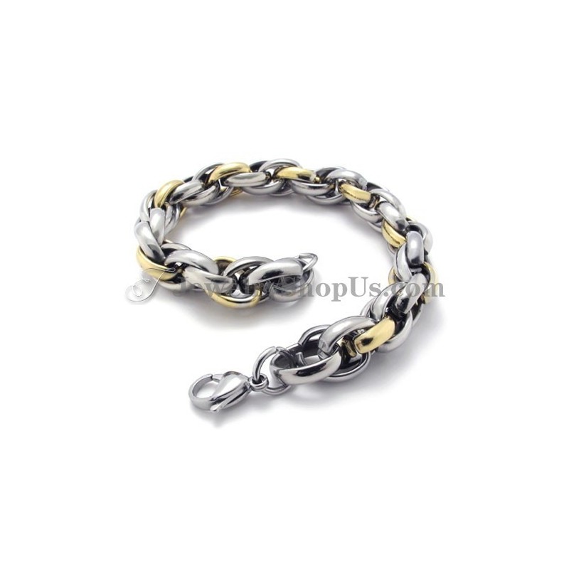 Modisches Goldenes Titanarmband Modisches Goldenes Titanarmband