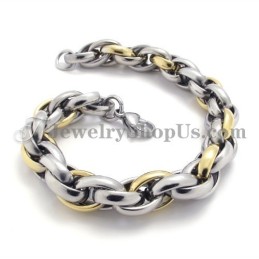 Modisches Goldenes Titanarmband