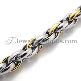 Modisches Goldenes Titanarmband