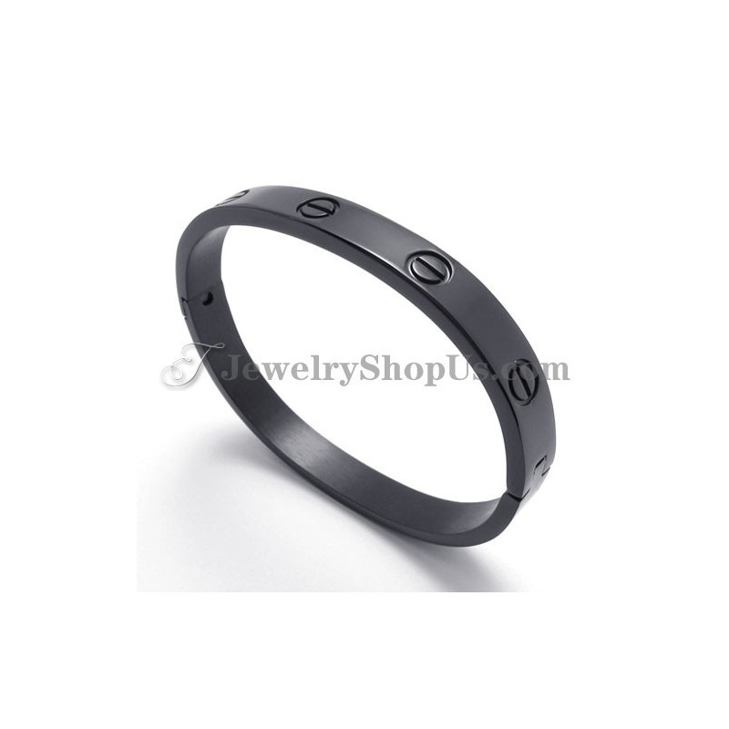 Elegantes Schwarzes Titanarmband Für Damen Elegantes Schwarzes Titanarmband Für Damen