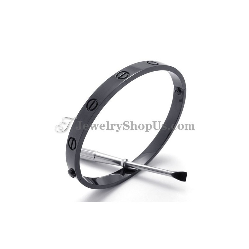 Elegantes Schwarzes Titanarmband Für Damen Elegantes Schwarzes Titanarmband Für Damen