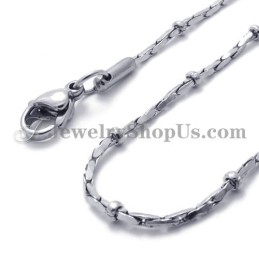 Mode Silber Titan Damen Kette