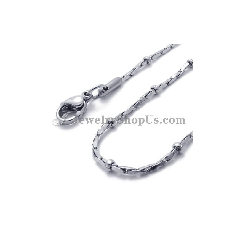 Mode Silber Titan Damen Kette Mode Silber Titan Damen Kette