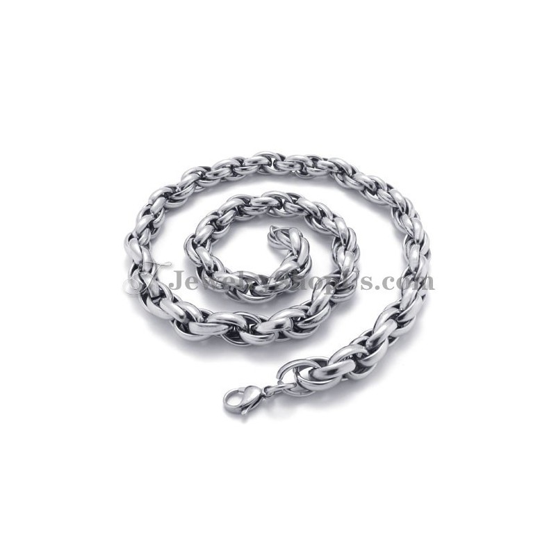 Elegante Halskette Aus Silber Und Titan Elegante Halskette Aus Silber Und Titan