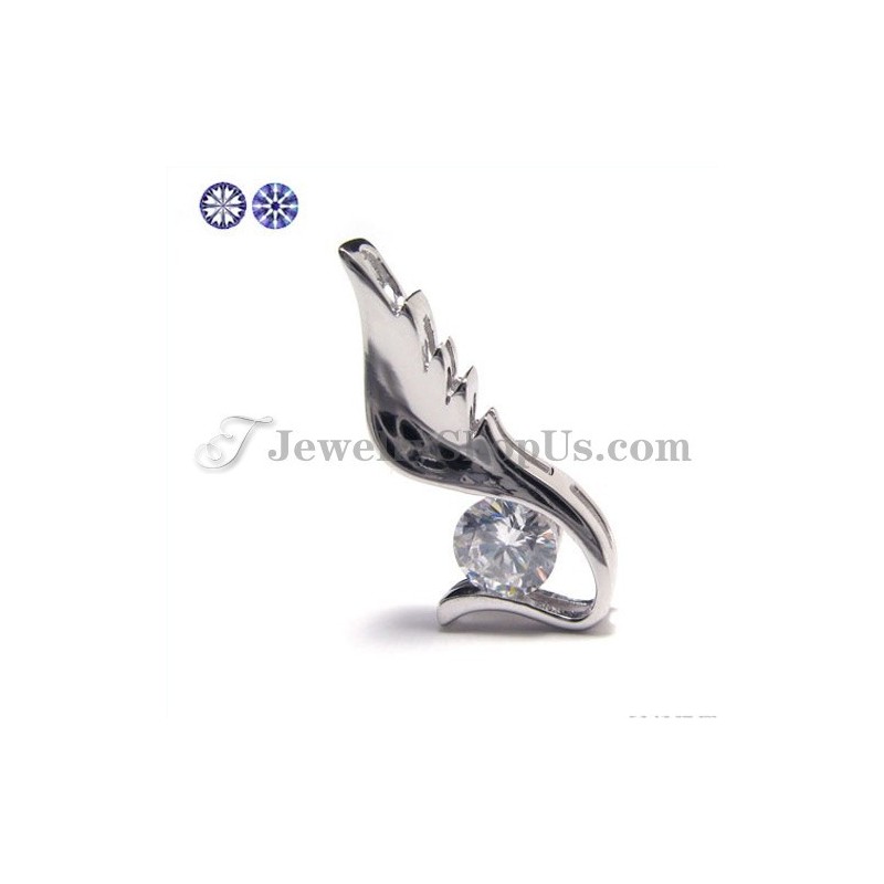 925 Silber Zirkon Anhänger (Galvanisierung Platin) Mit Kostenloser Kette 925 Silber Zirkon Anhänger (Galvanisierung Platin) Mit Kostenloser Kette