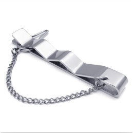 Elegante Form Farbbrillanz Hochwertige Titan-Krawattenklammern