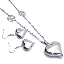 Wunderschönes Design Farbbrillanz Zuverlässige Qualität Titan Schmuckset Bestehend Aus Halskette, Anhänger, Ohrring