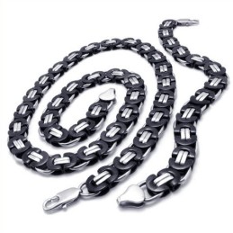 Geschickte Verarbeitung Zarte Farben Hochwertiges Titan-Schmuckset Inklusive Halskette, Armband