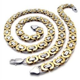 Neueste Technologie Farbbrillanz Hochwertiges Titan-Schmuckset Inklusive Halskette, Armband