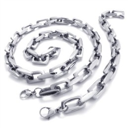 Professionelles Design Farbbrillanz Hervorragende Qualität Titan Schmuckset Inklusive Halskette, Armband