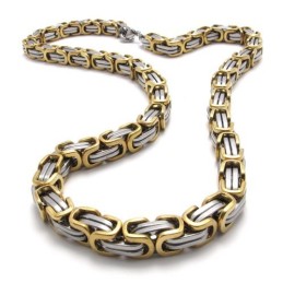 Fein Verarbeitetes, Farbbrillantes, Hochwertiges Titan-Schmuckset Inklusive Halskette Und Armband