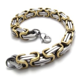 Fein Verarbeitetes, Farbbrillantes, Hochwertiges Titan-Schmuckset Inklusive Halskette Und Armband