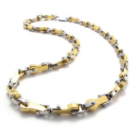 Modernes Design Farbbrillanz Stabile Qualität Titan Schmuckset Inklusive Halskette, Armband