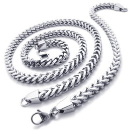 Rational Construction Color Brilliancy Hochwertiges Titan-Schmuckset Inklusive Halskette, Armband