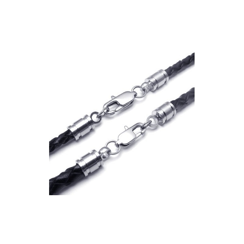 Professionelles Design Zarte Farben Zuverlässige Qualität Titan Leder Halskette Professionelles Design Zarte Farben Zuverlässige Qualität Titan Leder Halskette