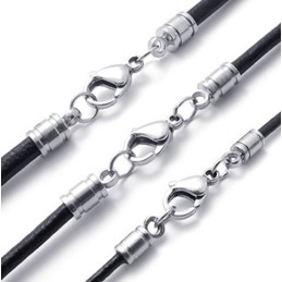 Professionelles Design Zarte Farben Die Königin Der Qualität Titan Leder Halskette