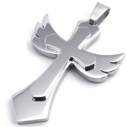 Elegante Form Farbbrillanz Zuverlässige Qualität Titan Kreuz Anhänger