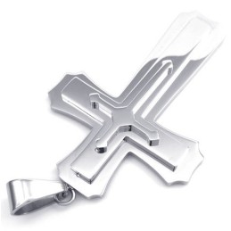 Professionelles Design Farbbrillanz Stabile Qualität Titan Kreuz Anhänger