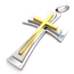 Attraktives Design Farbbrillanz Zuverlässiger Ruf Titan Kreuz Anhänger