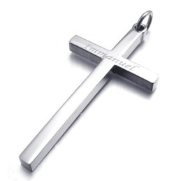 Ausgefeilte Technologie Farbbrillanz Haben Sie Eine Lange Geschichte Titan Kreuz Anhänger