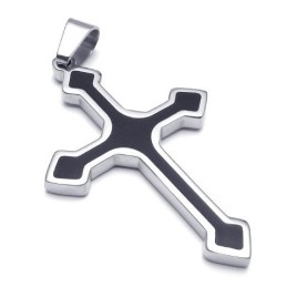 Elegante Form Farbbrillanz Hochwertiger Titan-Kreuzanhänger