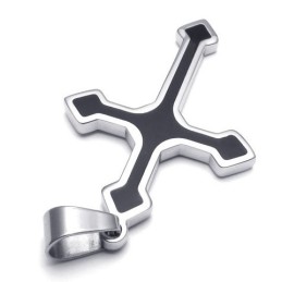 Elegante Form Farbbrillanz Hochwertiger Titan-Kreuzanhänger