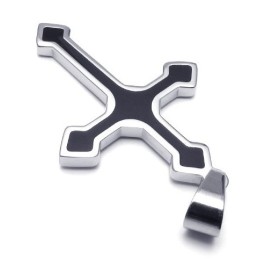 Elegante Form Farbbrillanz Hochwertiger Titan-Kreuzanhänger
