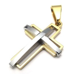 Attraktives Design Farbbrillanz Bekannt Für Seine Feine Qualität Titan Kreuz Anhänger