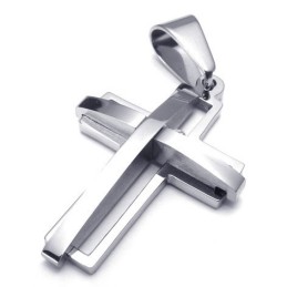 Für Ihre Auswahl Farbbrillanz Um Eine Lange Geschichte Zu Haben Titan Kreuz Anhänger