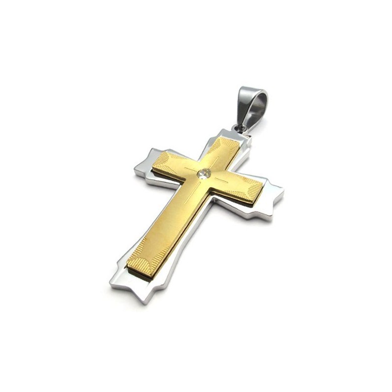 Wunderschönes Design Farbbrillanz Zuverlässige Qualität Titan Kreuz Anhänger Wunderschönes Design Farbbrillanz Zuverlässige Qualität Titan Kreuz Anhänger