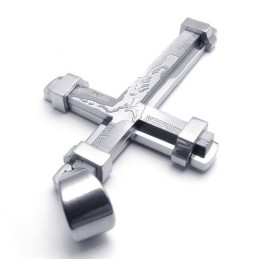 Elegante Form Farbbrillanz Ausgezeichnete Qualität Titan Kreuz Anhänger