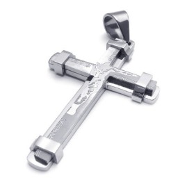 Elegante Form Farbbrillanz Ausgezeichnete Qualität Titan Kreuz Anhänger
