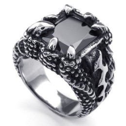 Üppiges Design Zarte Farben Stabile Qualität Titanring