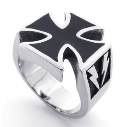 Elegante Form Farbbrillanz Hochwertiger Titanring