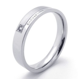 Elegante Form Farbbrillanz Stabile Qualität Titan Ring