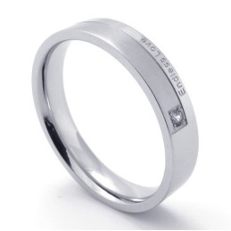 Elegante Form Farbbrillanz Stabile Qualität Titan Ring