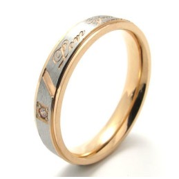 Schönes Design Schöne Farben Hochwertiger Titanring