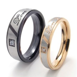 Schönes Design Schöne Farben Hochwertiger Titanring