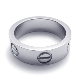 Verschiedene Stile Zarte Farben Hochwertiger Titanring
