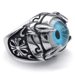 Modernes Design Schöne Farben Hochwertiger Titanring