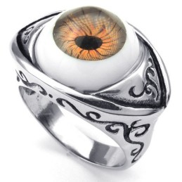 Schönes Design Farbbrillanz Stabile Qualität Titan Ring