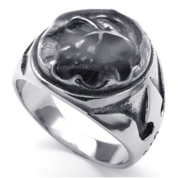 Geschicktes Design Zarte Farben Hochwertiger Titanring